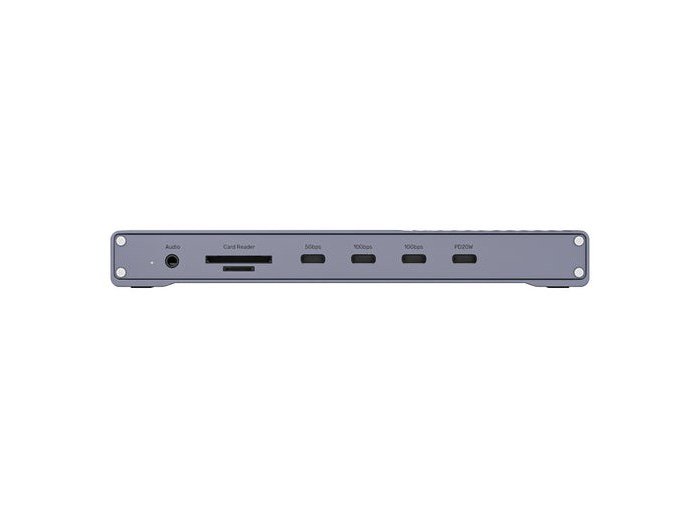UNITEK D1117AGY01-EU stacja dokująca Przewodowy i Bezprzewodowy USB4 Szary