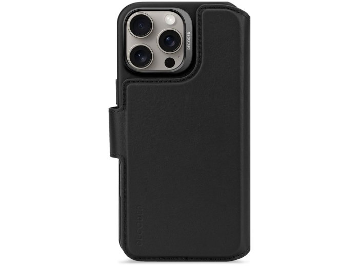Decoded Leather Detachable Wallet pokrowiec na telefon komórkowy 17,5 cm (6.9") Z klapką Czarny