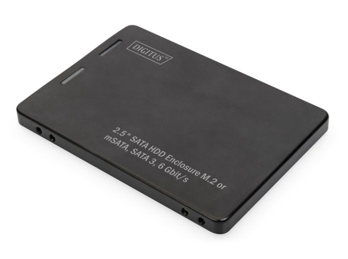 Adapter na dysk SATA/HDD 2,5" M.2 /mSATA SATA 3,6 Gbit/s, zapis do 520 MB/s Aluminiowa