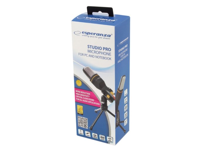 Mikrofon Esperanza STUDIO PRO EH182 (kolor czarny)