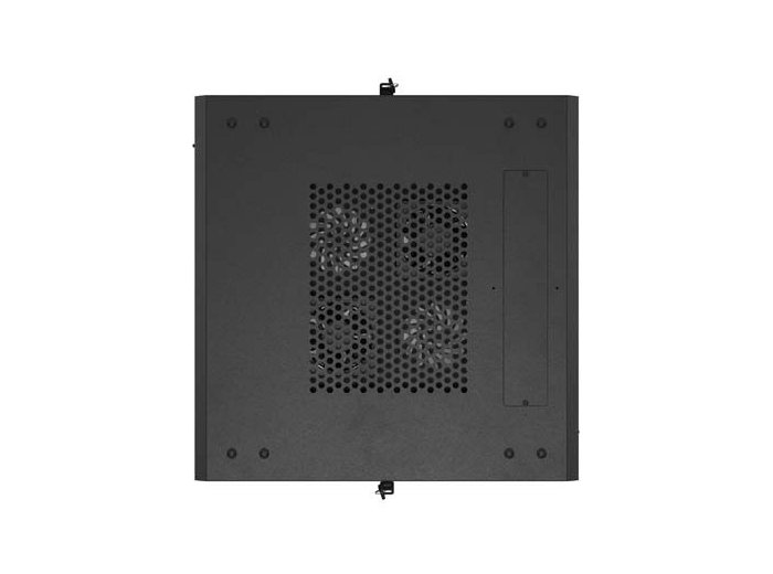 Szafa instalacyjna rack stojąca 19 cali 18U 600x800 drzwi przeszklone (Flat pack) czarna