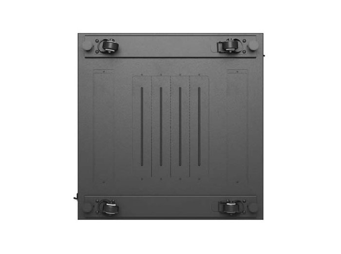 Szafa instalacyjna rack stojąca 19 cali 18U 600x800 drzwi perforowane (Flat pack) czarna
