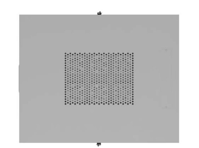 Szafa instalacyjna rack stojąca 19 cali 47U 800x1000 szara drzwi perforowane LCD (flat pack) V2