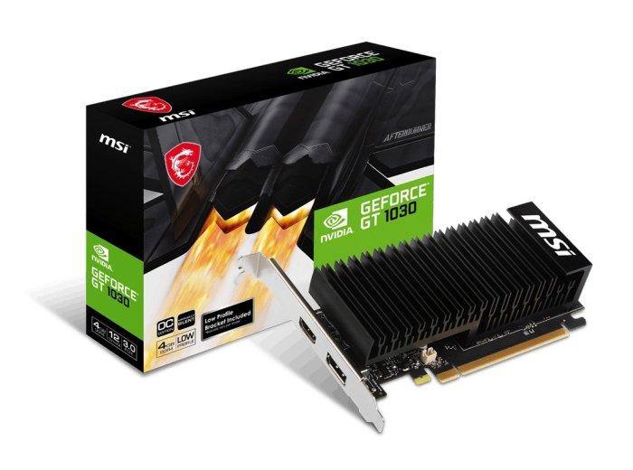 Karta graficzna GeForce GT 1030 4GHD4 LP OC GDDR4 64BIT DP/HDMI