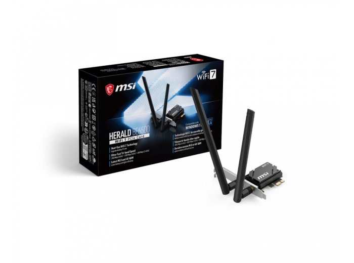 Karta sieciowa Herald BE6500 WiFi 7 PCIe
