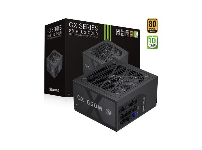 Gamemax PSU | GX 650GF | 650 W | Gold | Full Modular