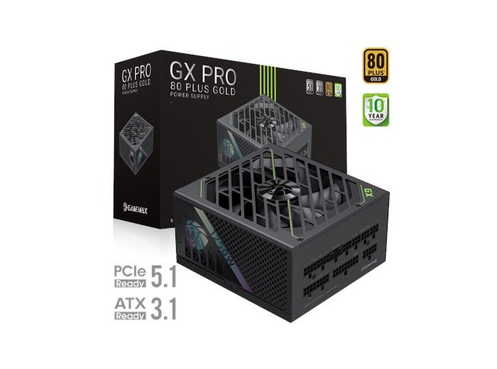 Gamemax PSU | GX PRO 1250G | 1250 W | Gold | Full Modular