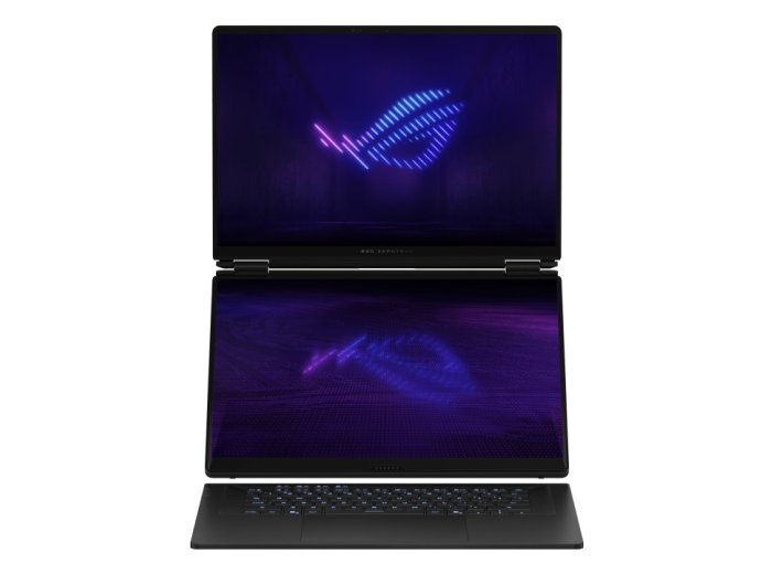 ASUS ROG Zephyrus Duo 16 GX651AX-U9322X Ultra 9 386H 2x16.0"3K Touch OLED 120Hz 1100nits AG 32GB LPDDR5X SSD2TB GeForce RTX 5090 24GB Cam1080p + IR 90WHrs W11Pro Aluminum Stellar Grey