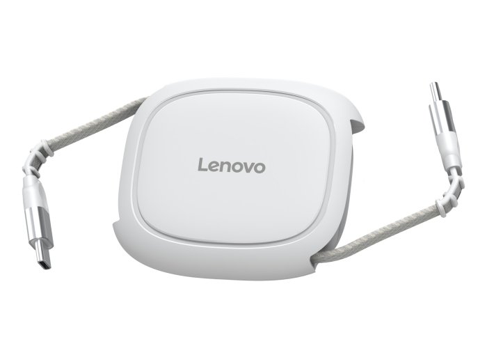 Kabel zwijany Lenovo GX91V57059 240W USB-C biały