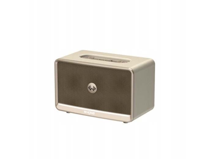 Głośnik bezprzewodowy Bluetooth W-KING H330 kremowy