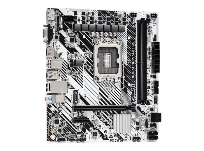 Asrock H610M-HDV/M.2+ D5 Intel H610 LGA 1700 micro ATX