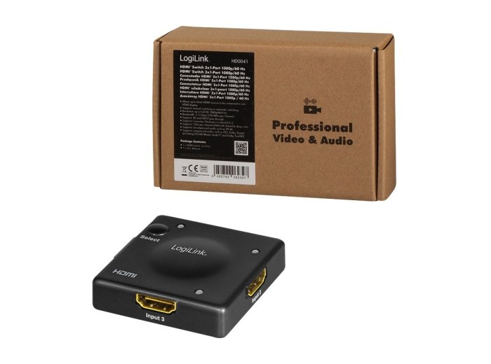 Switch 3x1 HDMI, 1080p 60Hz