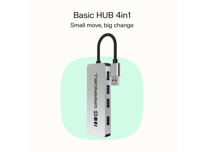 HUB Basic USB-A do 4x USB-A 3.0