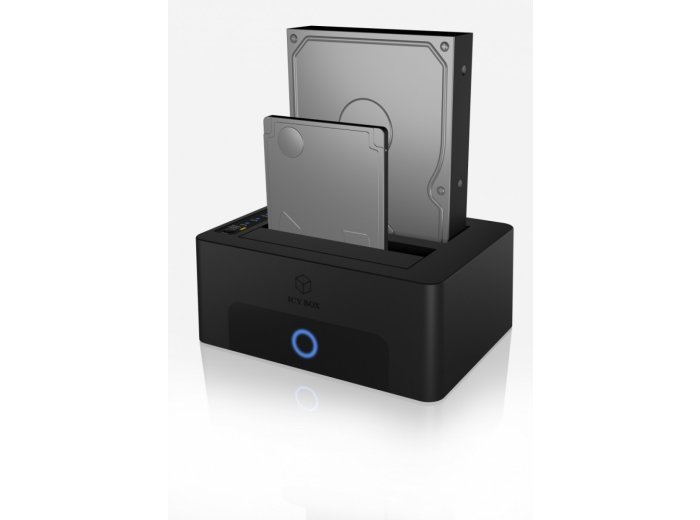 Stacja dokująca/klonująca IB-1232CL-U3 2x2,5" lub 3,5" SATA HDD, UASP & SATA III ( 6GBits/s )