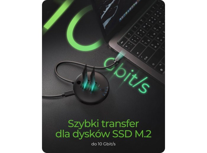 Stacja klonująca+dockująca dla 2xNVMe M.2SSD IB-1612MCL-C31