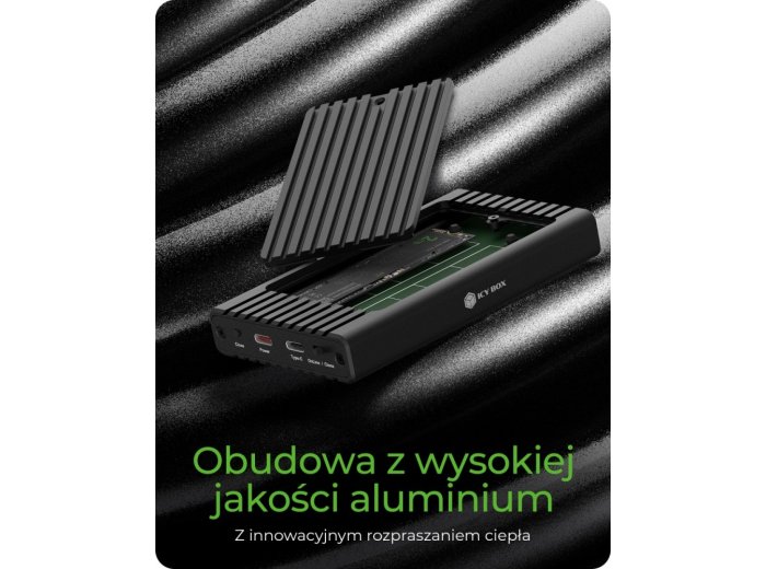 Stacja ICY BOX IB-2817MCL-C31  z funkcją klonowania dla 2x NVMe  SSD