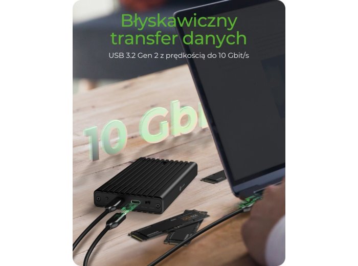 Stacja ICY BOX IB-2817MCL-C31  z funkcją klonowania dla 2x NVMe  SSD
