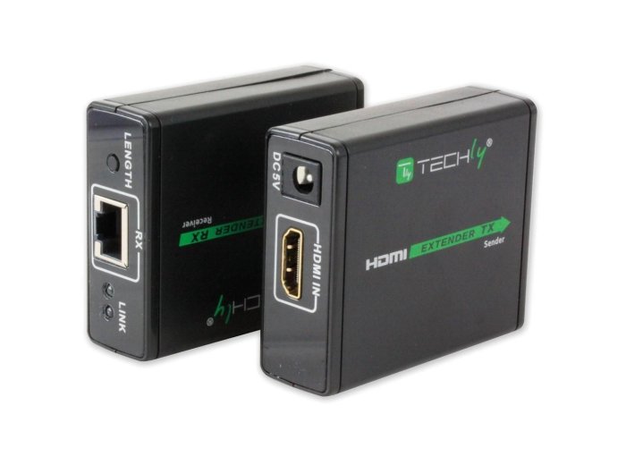 TECHLY EXTENDER HDMI HD 3D PO RJ45 DO 60M IDATA EXT-E70