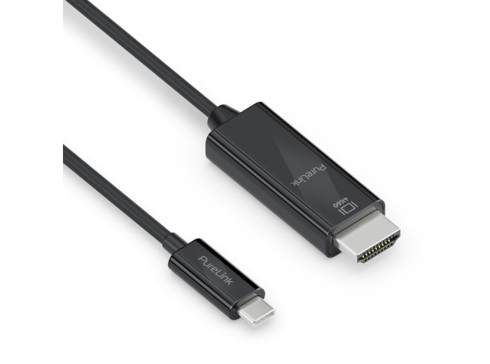 PureLink IS2201-010 adapter kablowy 1 m USB Type-C HDMI Czarny