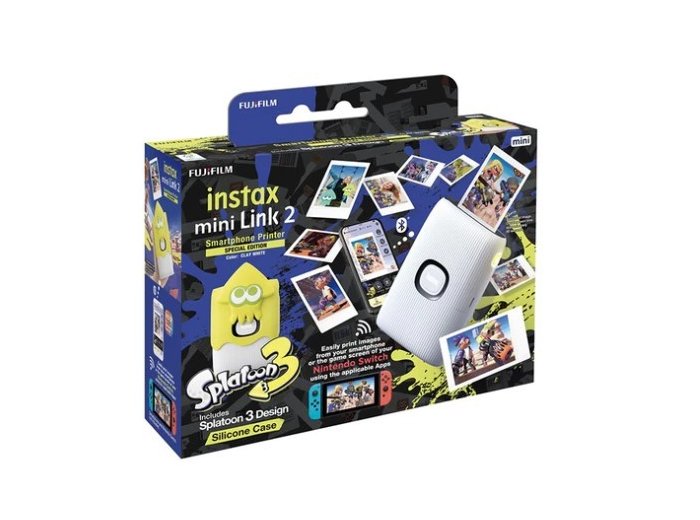 Drukarka Instax Mini Link 2 Special Edition Nintendo (Clay White, Splatoon 3)