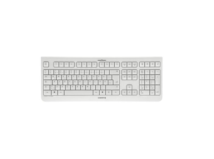 CHERRY KW 3000 klawiatura Uniwersalne RF Wireless QWERTZ Niemiecki Biały
