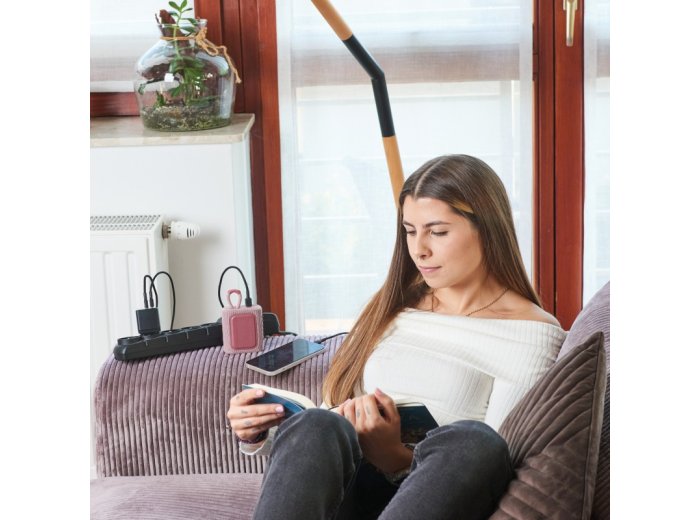 Kabel USB-C-USB-C PowerFlex 100W silikonowy 2m czarny