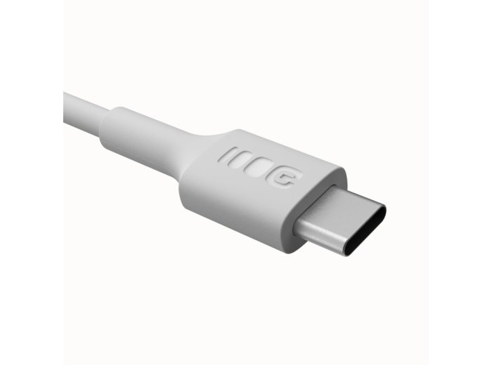 Kabel USB-C-USB-C PowerFlex 100W silikonowy 0.3m biały
