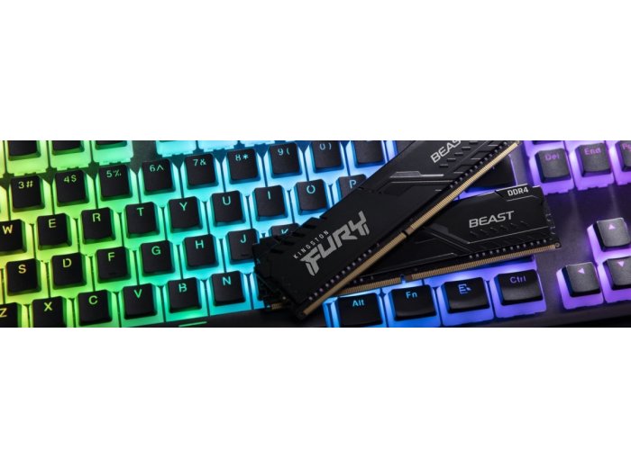 Pamięć DDR4 FURY Beast 128GB(4*32GB)/3200 CL16