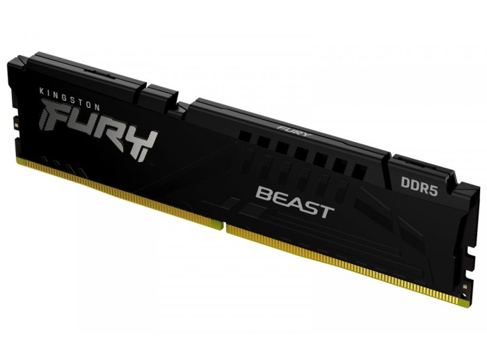 Pamięć DDR5 Fury Beast 16GB(1*16GB)/5200 CL40 czarna