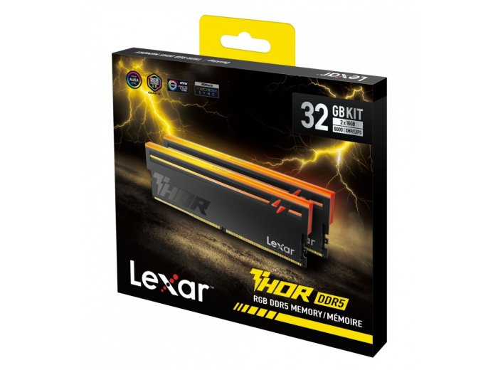 Pamięć do PC DDR5 THOR2.0 32GB(2*16)/6000 CL38 RGB czarna