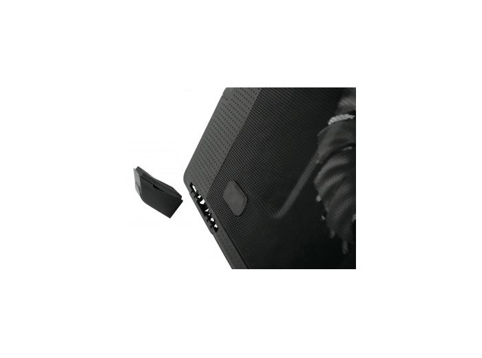Podstawka chłodząca pod notebook VAKOSS LF-1860AL (17.x cala; 1 wentylator; HUB)