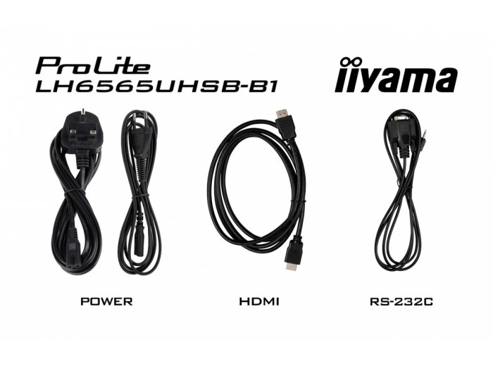 *IIYAMA 65'LH6565UHSB-B1, 24/7,IPS,ANDROID.11,4K,800cd, iiSignage2, SDM, 2x HDMI, DP, 2x USB,2x 10W, RJ45, WiFi, 4/32GB, PION/POZIOM, 400x400(vesa)