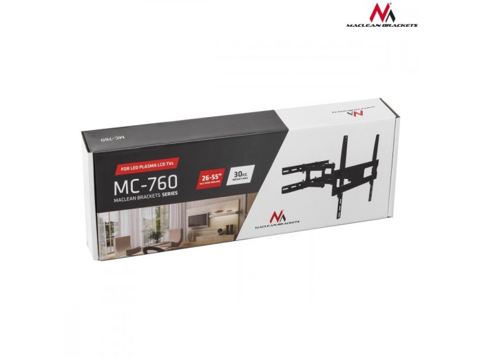 Uchwyt do TV MC-760 26-55 cali 30 kg czarny