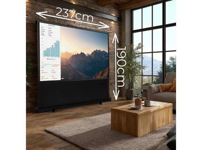 Ekran projekcyjny przenośny  100 cali 16:9 MC-964