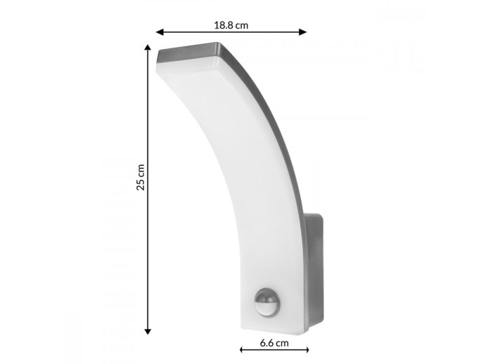 Lampa LED z czujnikiem ruchu MCE512 GR