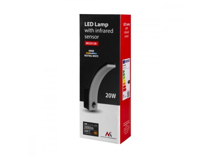 Lampa LED z czujnikiem ruchu MCE512 B