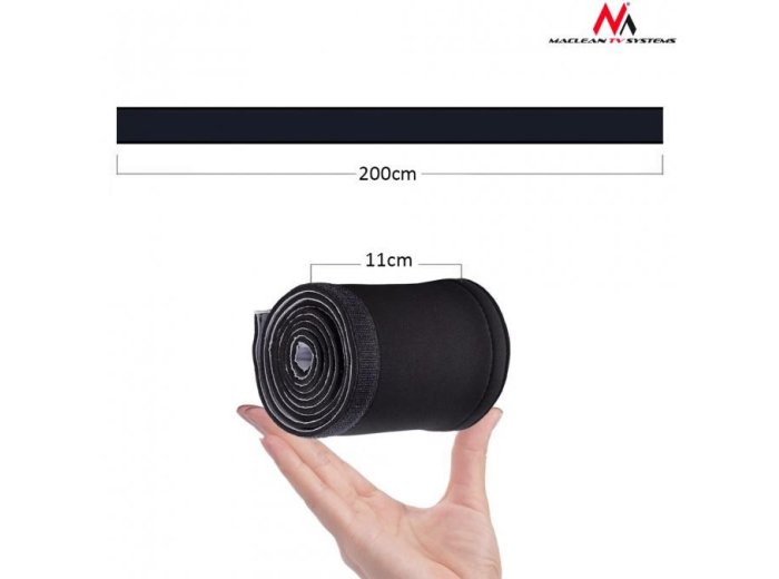 Organizator neoprenowa maskownica kabli MCTV-672 , 110mm x 2m