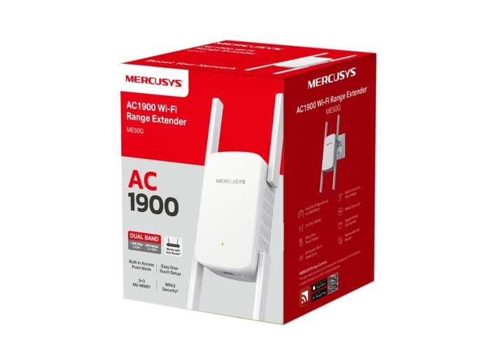 Mercusys ME50G Repeater WiFi AC1900