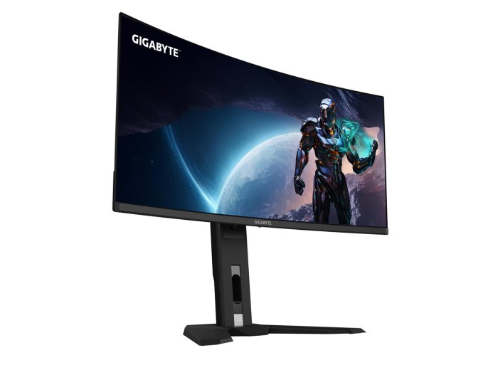 MONITOR GIGABYTE OLED 34" MO34WQC2 86,4 cm 3440x1440px Wide Quad HD OLED Czarny