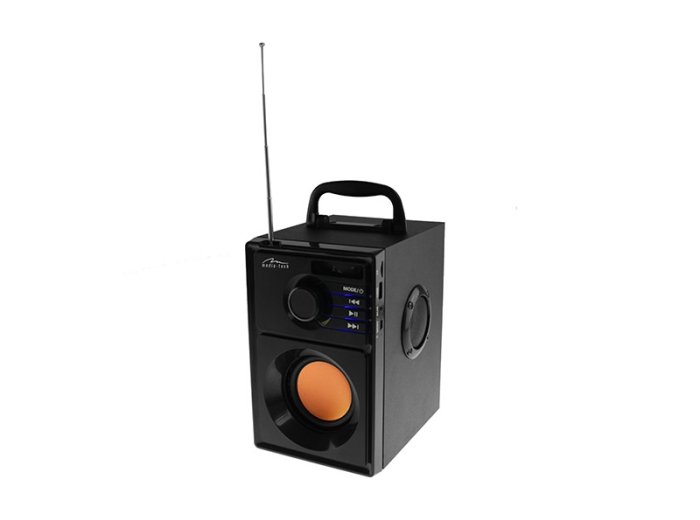 Głośnik BOOMBOX BT MT3145 Bluetooth 5.1+EDR/FM/MP3/MicroSD/USB/AUX/Pilot/USB-C/LED/RMS 15W/PMPO 600W