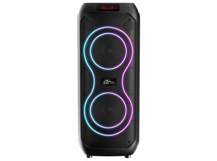Głośnik bluetooth power audio MAX MT3185 Bluetooth 5.3+EDR/TWS/MP3/MicroSD/USB/AUX/Karaoke/USB-C/RMS 120W/PMPO 1400W