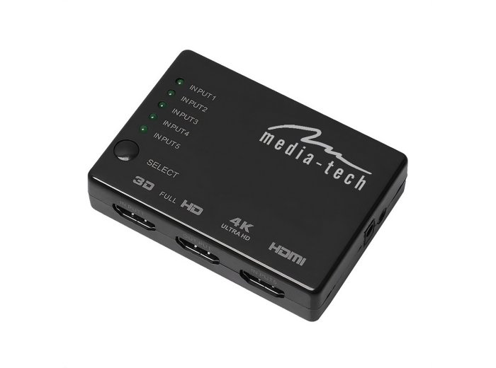 Przełącznik HDMI SWITCH 4K MT5207