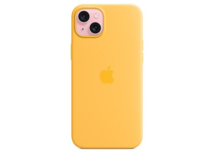 Silikonowe etui Apple z MagSafe Sunshine, do iPhone 15 Plus, MWNF3ZM/A