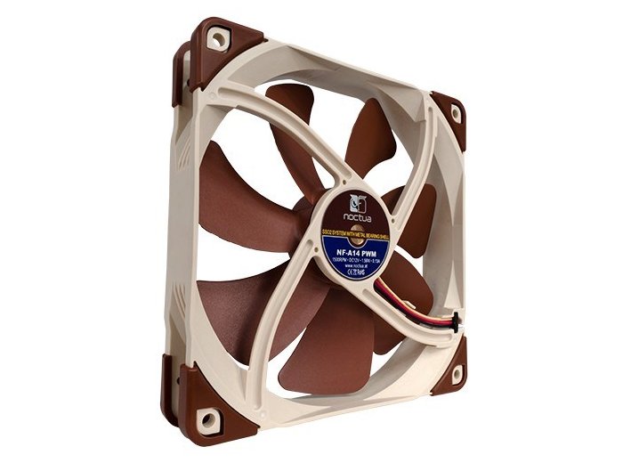 Wentylator NOCTUA 140mm NF-A14 PWM SSO2, AAO Frame