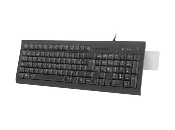 Klawiatura NATEC NKL-2052 Biuro USB QWERTY Hiszpański Czarny