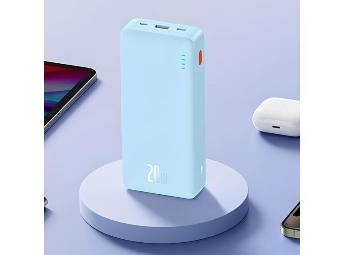 BASEUS POWERBANK AIRPOW 20000MAH 20W (NIEBIESKI)