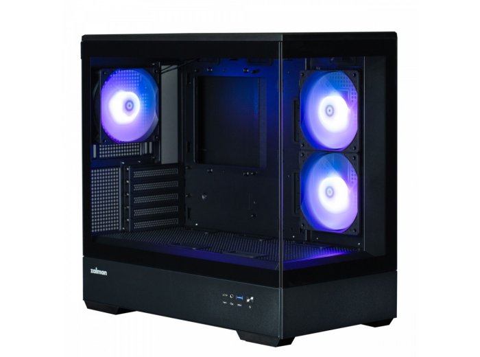 Obudowa P30 V2 MicroATX Mini Tower 3 FansRGB BL