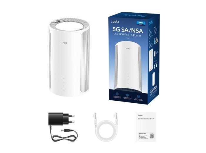 Router CUDY P4 Wi-Fi 6 5G SA/NSA AX3000