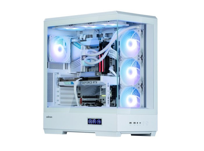 Obudowa P50 DS WHITE Mid-Tower 4x ARGB Fans