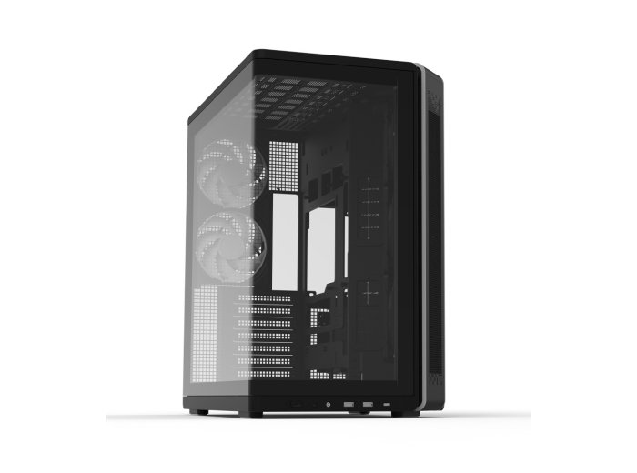 Obudowa P60 Mid-Tower 5x ARGB fans czarna